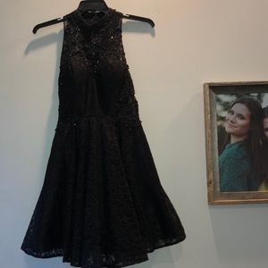Black short prom dress